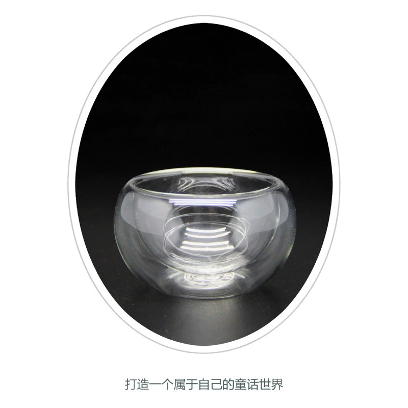 Микро Пейзаж Креативная Бутылка Стеклянная Бутылка Контейнер Для Изготовления Бутылок Мох DIY Стеклянная Бутылка Двухслойная Чашка Маленькая Бутылка Чашка Чайная Чашка