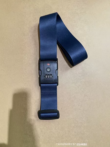 TSA password lock luggage strap, thickened nylon suitcase fixing strap, anti-theft luggage strap, adjustable buckle
