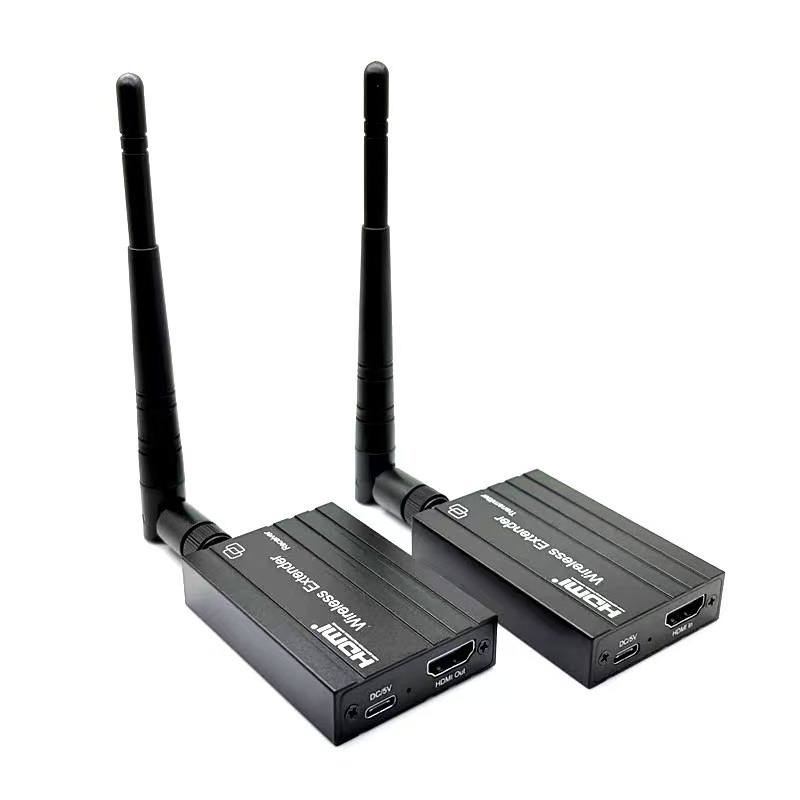 Extensor HDMI Inalámbrico 50m 100m de Plástico Transmisión HD para Proyector