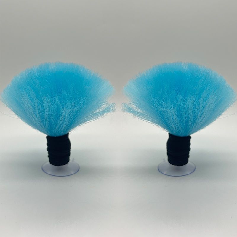 파란색 모피 공