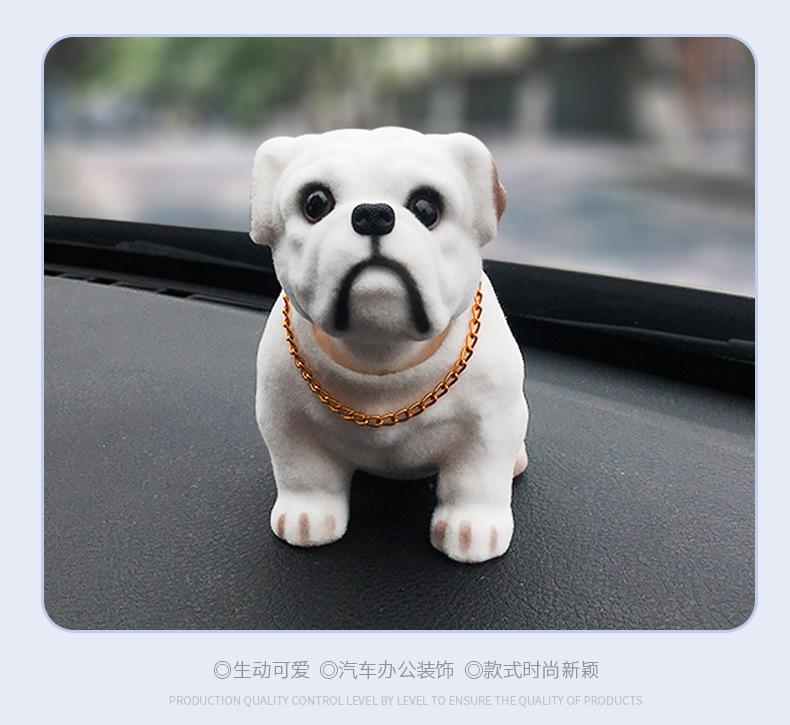 Car ornaments center console car decorations resin shake head dog animal multi-specification creative cute car ornaments