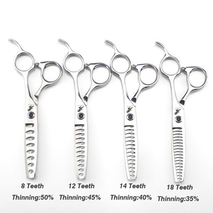 Freelander 6.0 inch high-grade hairdressing scissors hairdresser fishbone tooth scissors thin cut 4 kinds of tooth shape selection