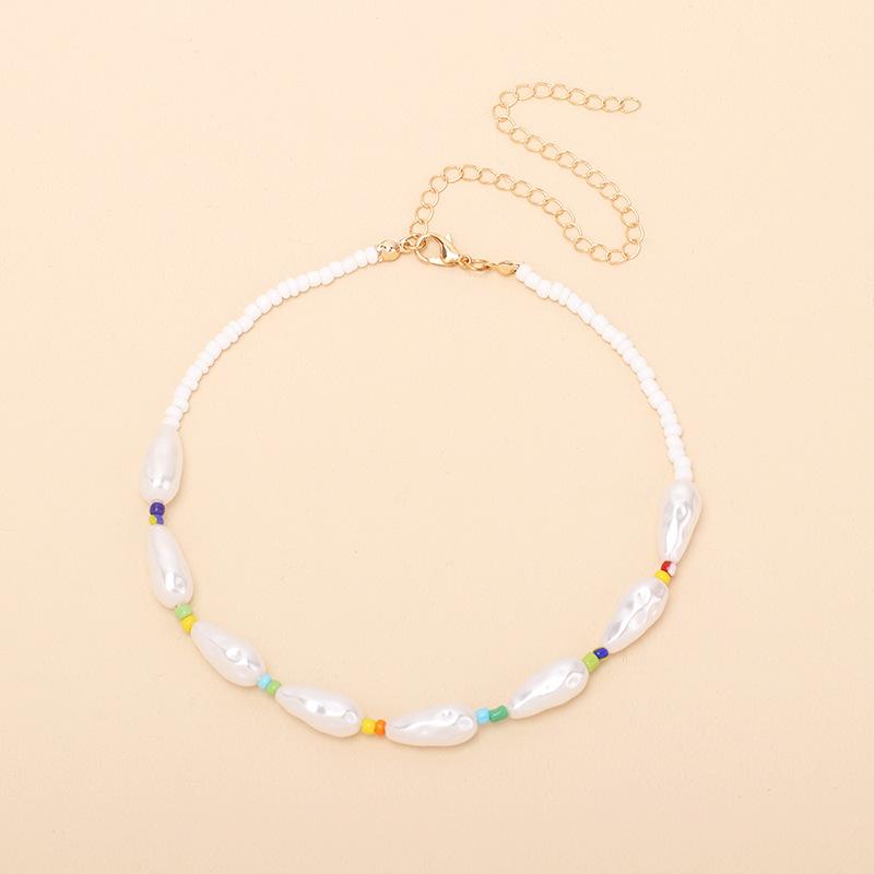 9g Weight Necklace Classification Wedding, Travel Occasion Women'S Gender Baroque Irregular Pearl Necklace Bracelet Combination Set Wholesale 5