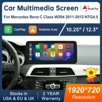 Беспроводной экран CarPlay RoadTop подходит для экрана Linux Mercedes-Benz C-class GLC V-class NTG5.0.