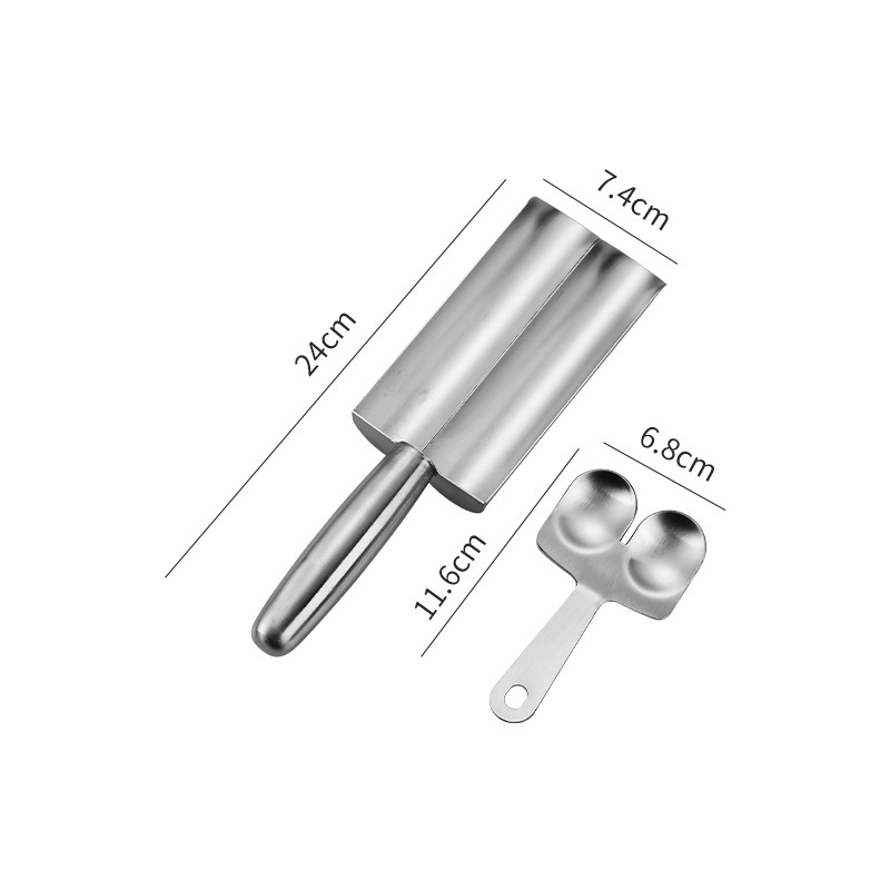 304不锈钢丸子制作器家用厨房小工具肉丸器商用肉丸鱼丸虾滑模具|undefined