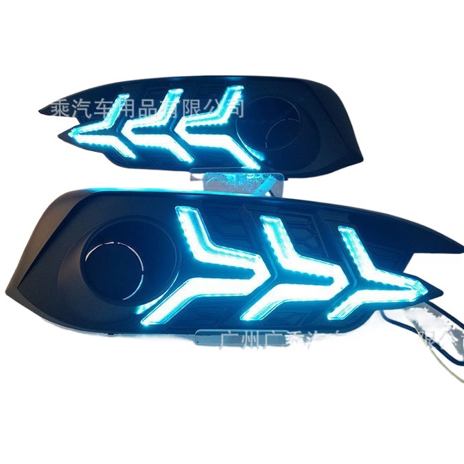 Aplicable a 16-18 cívico diurno luz corriente modelo de avión 10 generación cívica luz corriente diurna 3 colores streamer modelo de hueso de pescado