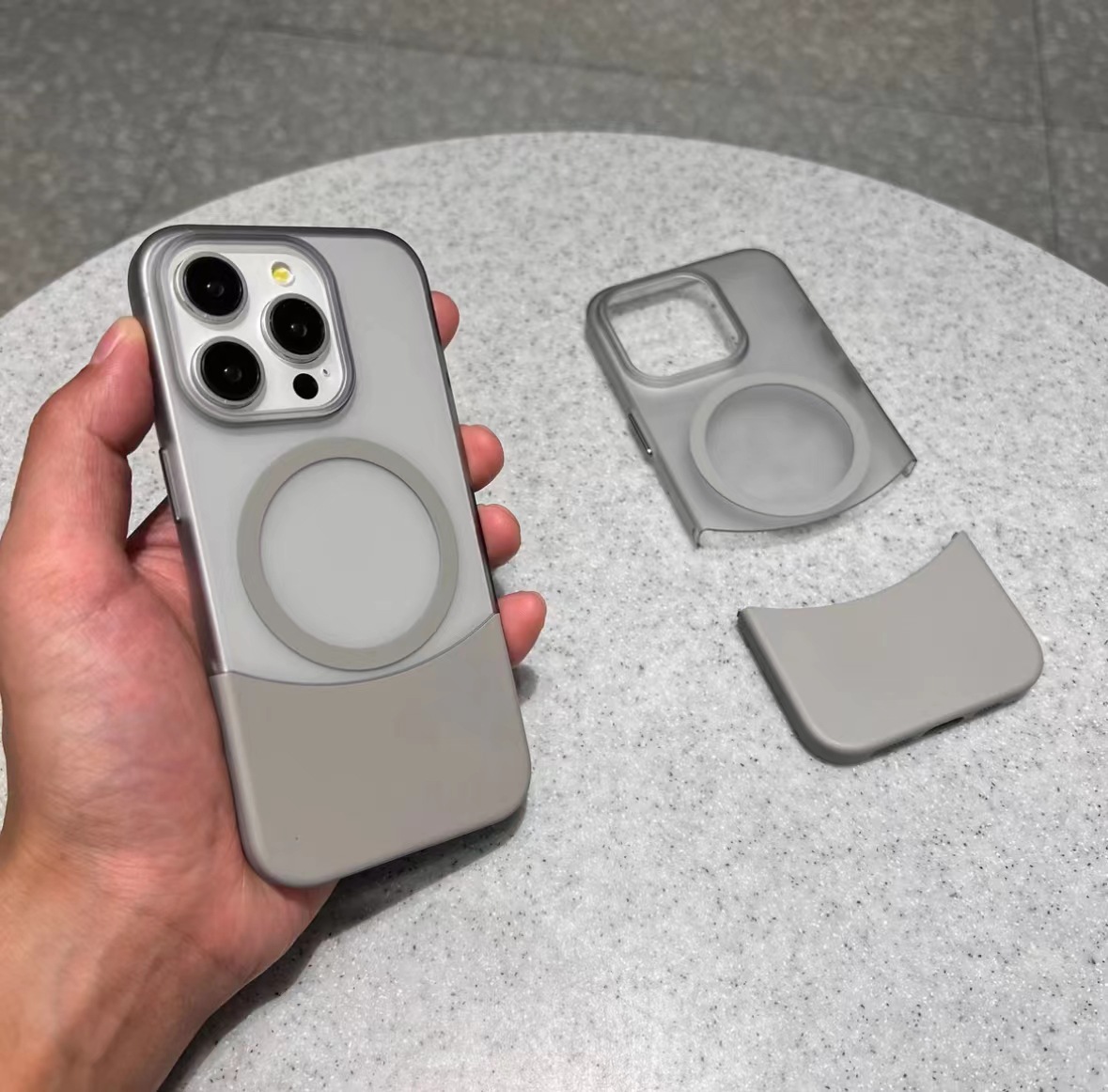 스플라이싱-자석 티타늄 그레이