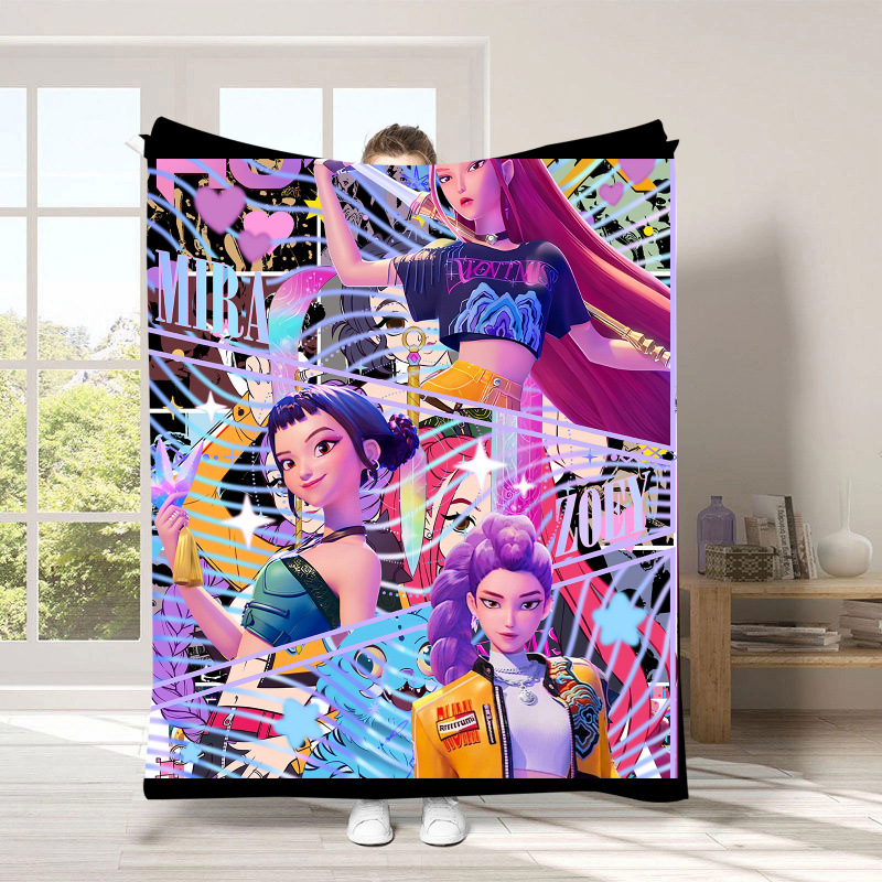 Explosiones transfronterizas de caza de brujas mantas de franela de comercio exterior Amazon mantas de cama gruesas mantas