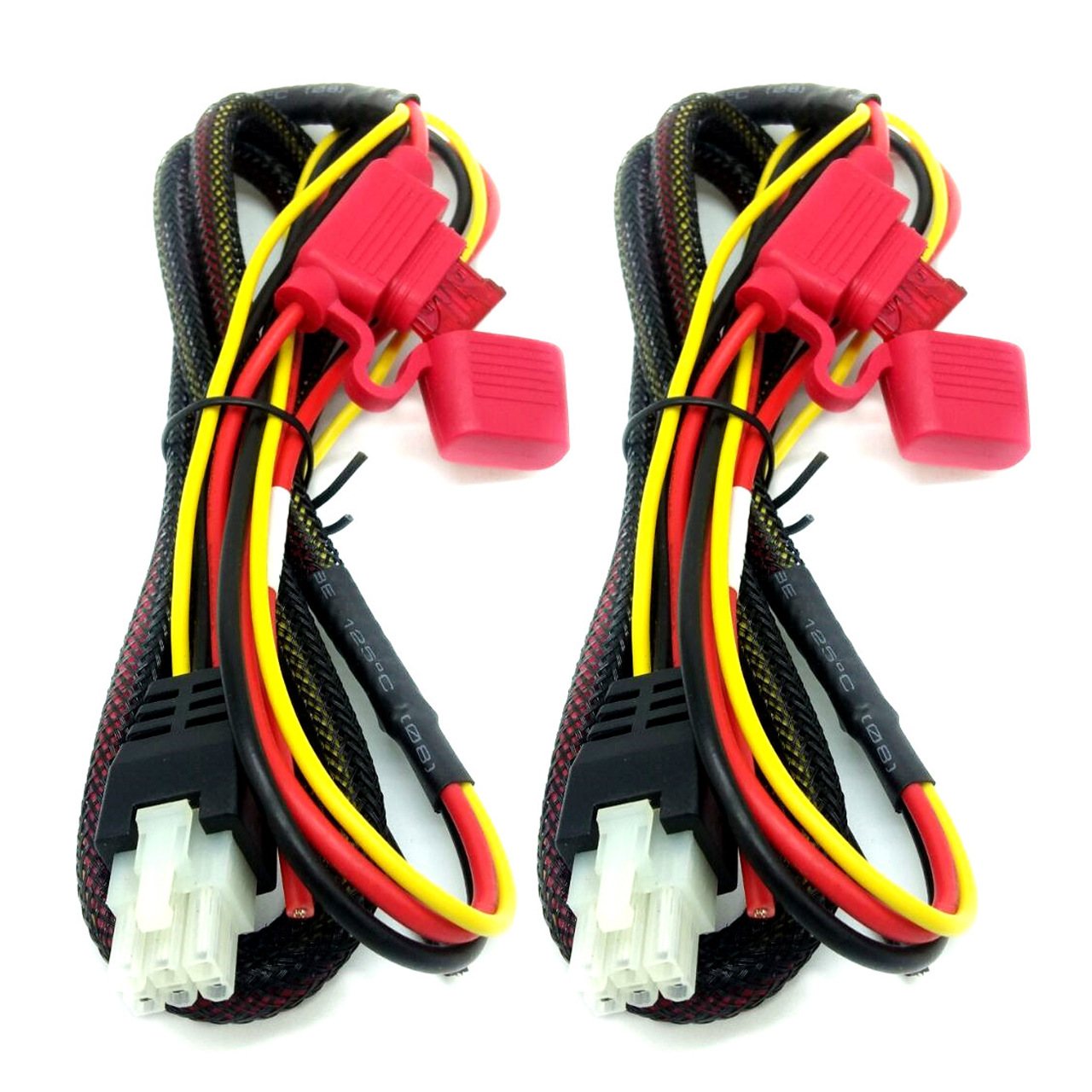 5557端子线 汽车马达电源线 线束连接线 保险盒 电动车控制器线束