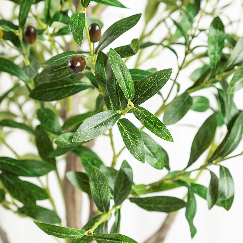 Amazon Large Artificial Olive Tree Pot Plant, Assembled and Disassembled, Home Interior Window Decor, Ornament