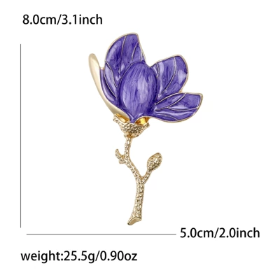Women's Suit Shirt Corsage – Yaxa sancaqları - purple-4404-pu