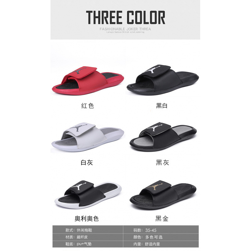Cross-Border Summer Velcro Sports Slippers for Outer Wear, Beach Sandals for Men and Women, Couple Slippers, Trendy and Fashionable Slippers
