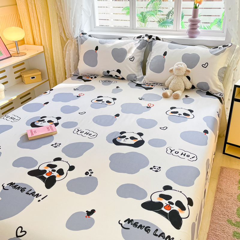 Nuevo estilo 2025 sábanas de algodón puro pieza individual 100 algodón 2025 nuevo conjunto de tres piezas para un dormitorio universal de cuatro estaciones