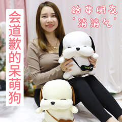 Apology-voicing Plush Toy with Paddling Dog, Apology Sound Device, Recordable Doll, Stuffed Animal, Gift for Girlfriend