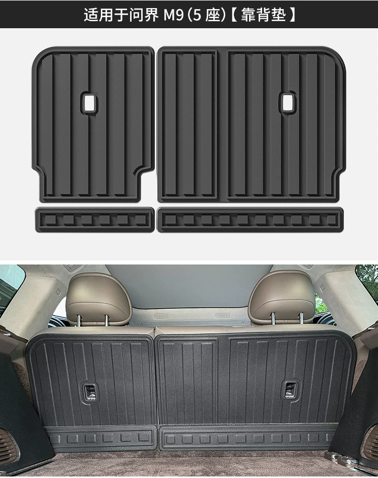 TPE Car Floor Mats for AITO M9 24-25 Full Coverage