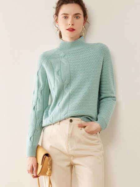 Woolen demi-season sweater