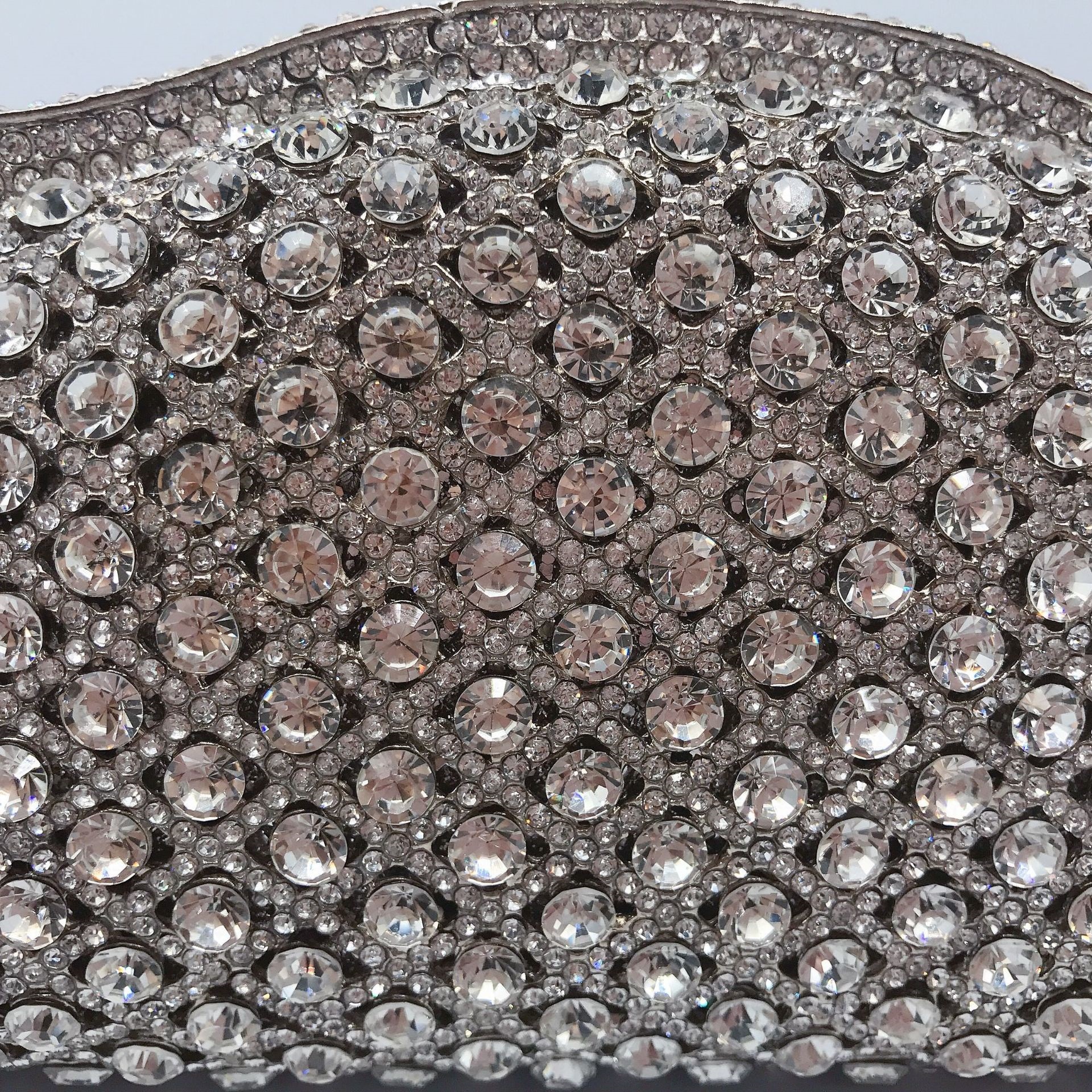 Crystal Clutch Bag cuadrado transfronterizo bolso de banquete de diamantes bolso de novia celebridad bolso de diamantes