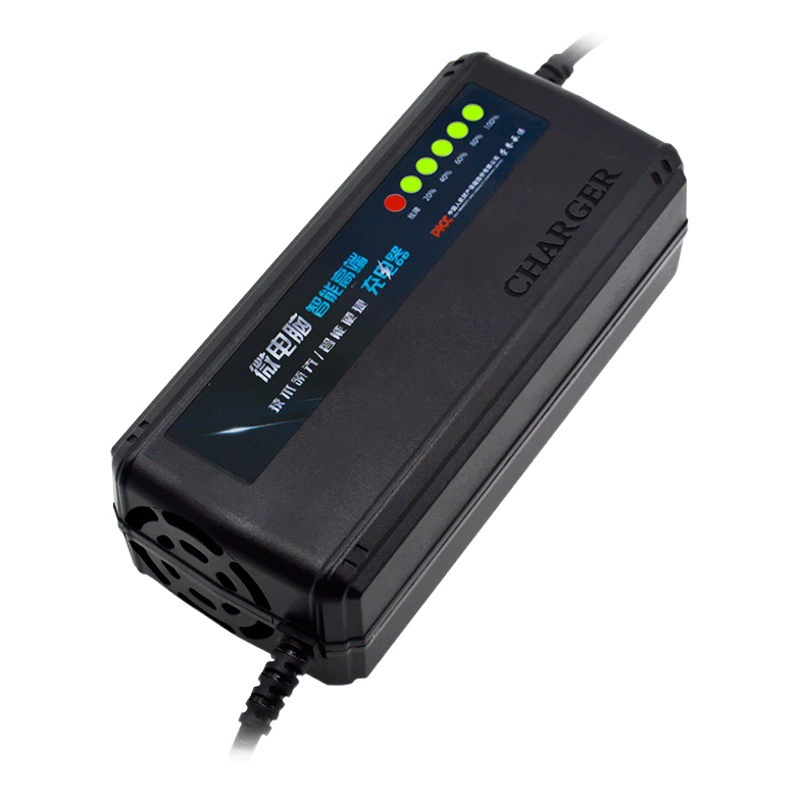 Трансграничная внешняя торговля специализируется на интеллектуальных импульсных зарядных устройствах для аккумуляторов с автоматическим отключением 48В, 60В, 72В, 80В, 96В.