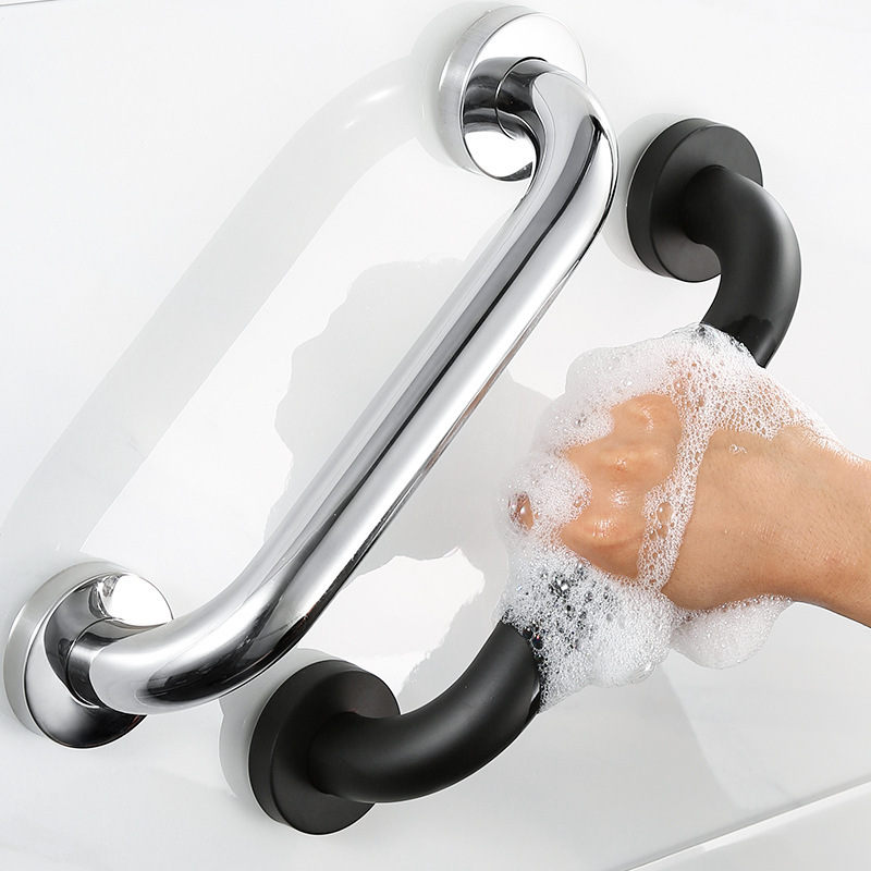 304 Stainless Steel Handrails, Barrier-Free Bathroom Toilet Safety Handrails, Bathroom Handrails for Disabled People and the Elderly