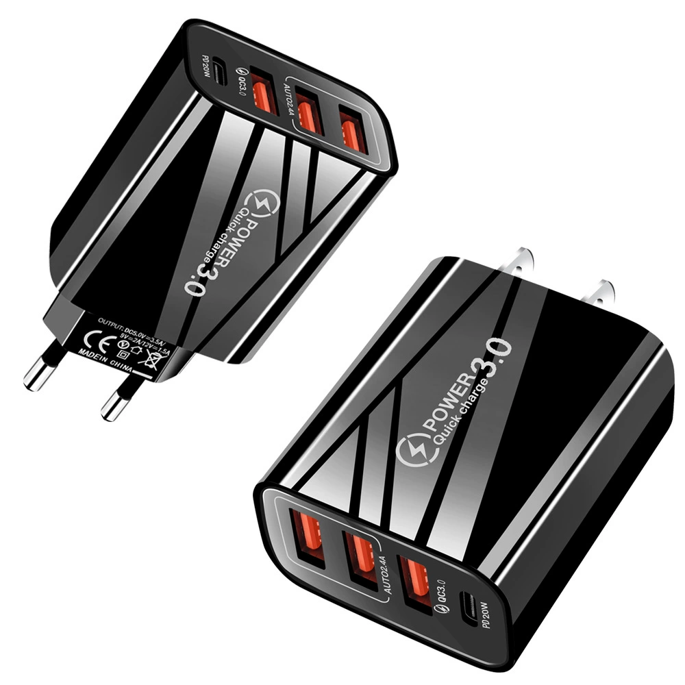 Мультиточечный USB+Typec зарядное устройство, многофункциональные стержни подходят для Apple, Android, Huawei, General Pores
