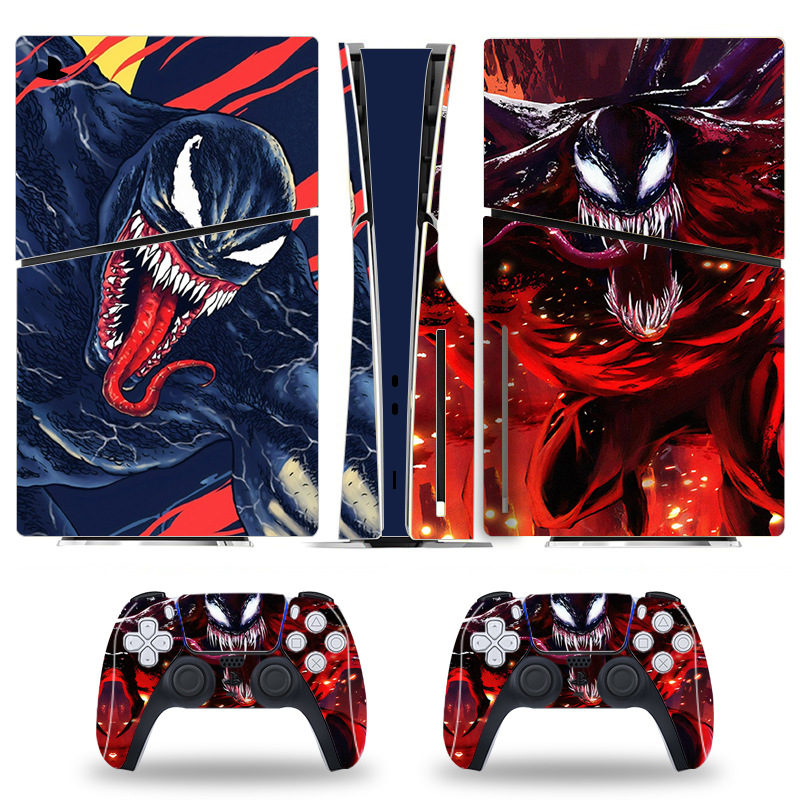 PS5slim versión de la unidad óptica PS5SLIM anfitrión digital PlayStation5 máquina de juego etiqueta engomada de la protección del cuerpo