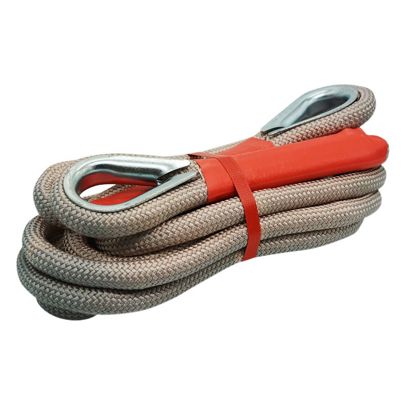 Автомобильный буксирный трос утолщенный и толстый нейлон