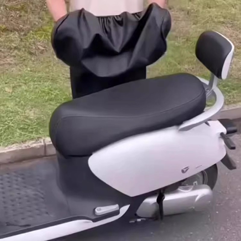 坐垫套四季通用防晒电动防水座套加厚摩托车耐磨皮套踏板踏板车