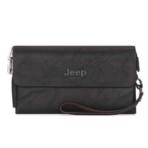 Cross-border wholesale new men's combination lock handbag PU Korean style large capacity business men's wallet mobile phone bag