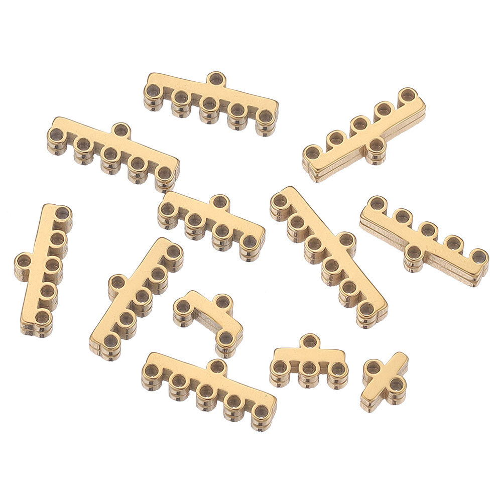 Plating Design Casual, Simple Style, Streetwear Style 20 PCS/Package 304 Stainless Steel Geometric Round Jewelry Buckle