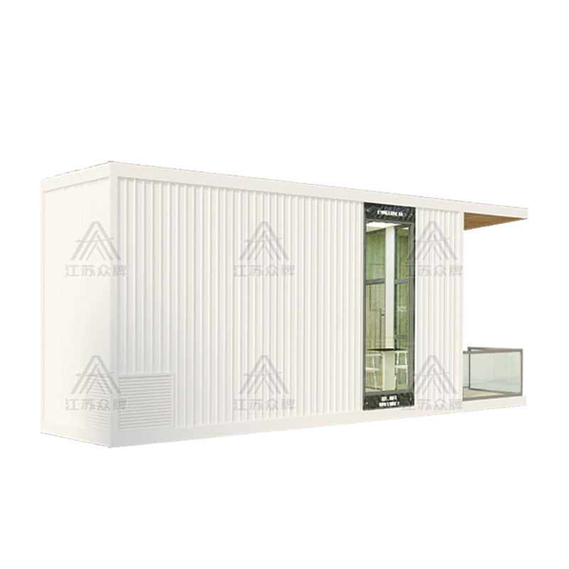 Contenedor creativo Casa móvil Red Red Camping al aire libre Residentes Casa de familia Casa integrada Casa de sol para el hogar