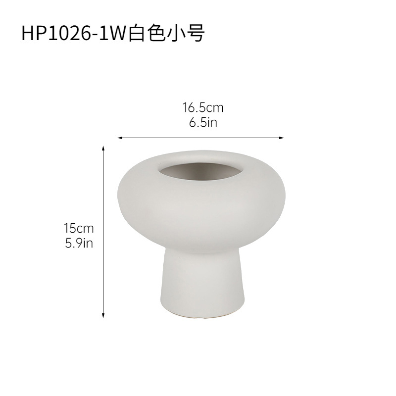 HP1026-1W trompeta blanca
