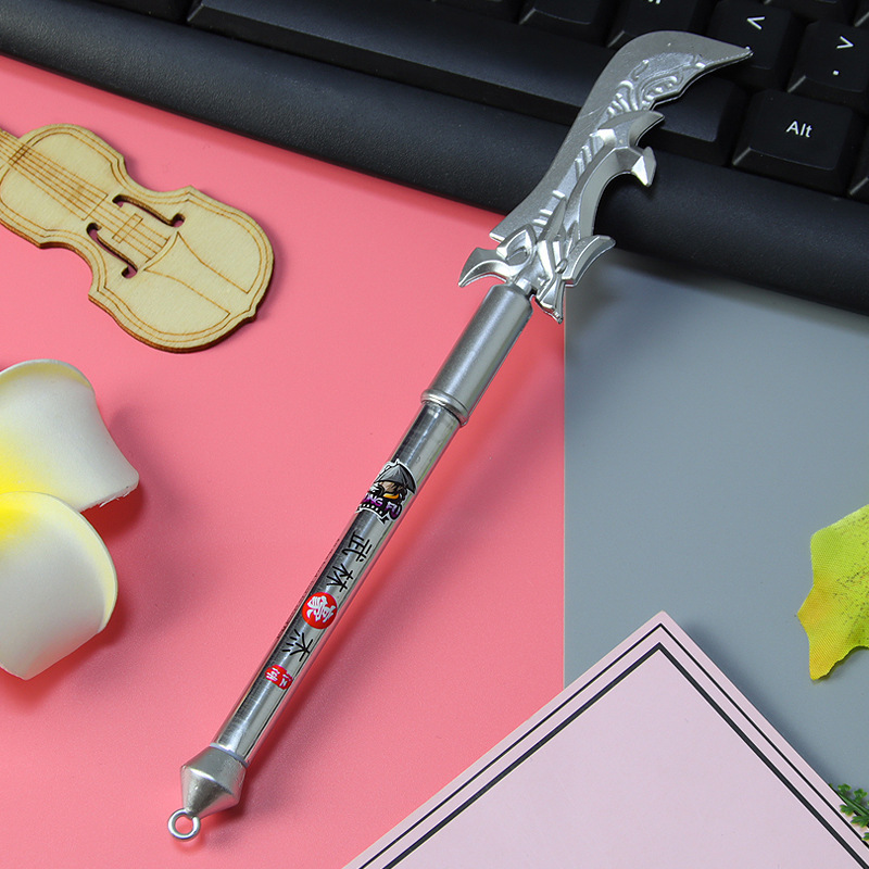 Pluma de góner en forma de arma Pluma de pistola Pluma de herramientas Papelería creativa Estudiante Anime Pluma de espada Pluma de escritura Pluma de escritura