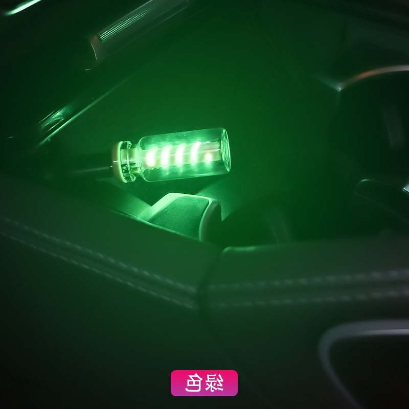LED espiral transparente tacto USB luz de noche interior del automóvil LED luz de inducción de atmósfera image 10