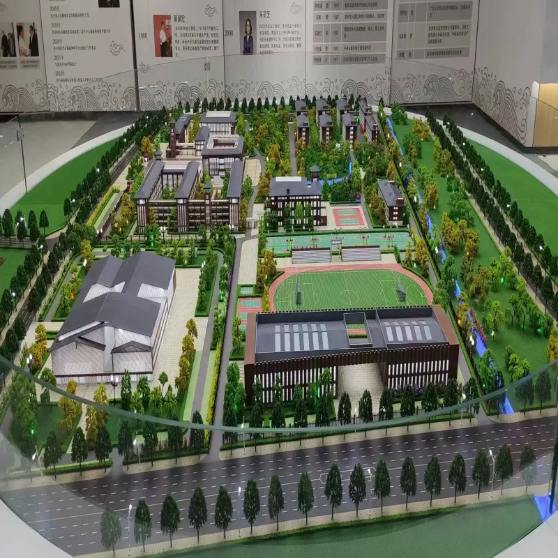 学区规划模型工厂规划沙盘模型工业建筑模型厂家制作各类沙盘模型