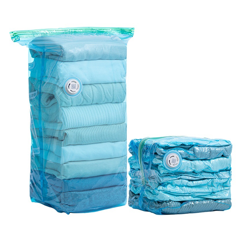 Bolsa de compresión de vacío tridimensional sin aire taili hogar engrosada bolsa de embalaje en movimiento organizando ropa bolsa de vacío edredón