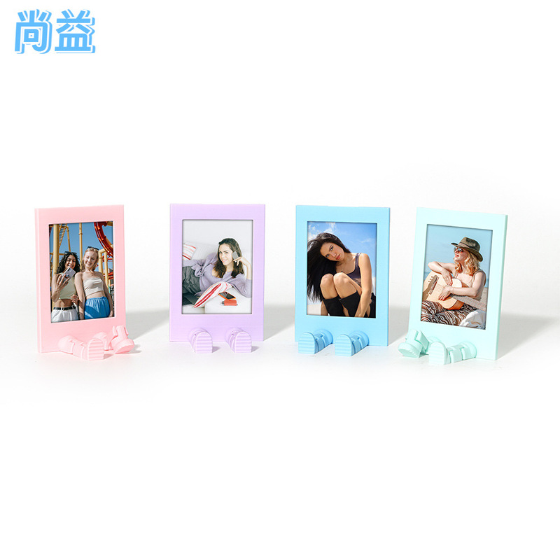 New Polaroid 3inch Cute Photo Frame Ins Personified Little Feet Personalized Creative Display Star Photo Frame Empty Frame