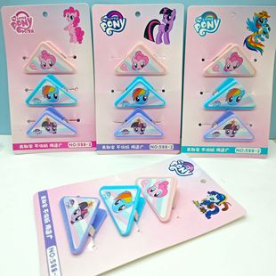 Sanrio Kuromi Cinnamon Dog Kt Cat Corner Clip Unicorn Triangle Clip Multifunctional Clip Prize Gift Wholesale