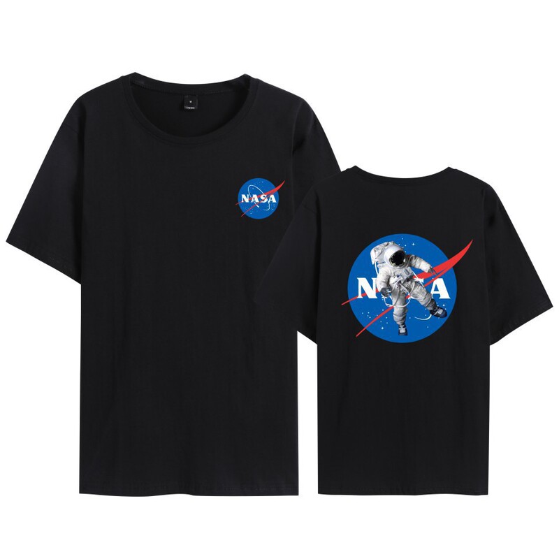 Cross-border foreign trade NASA NASA space men and women leisure sports short sleeve T-Shirt wholesale