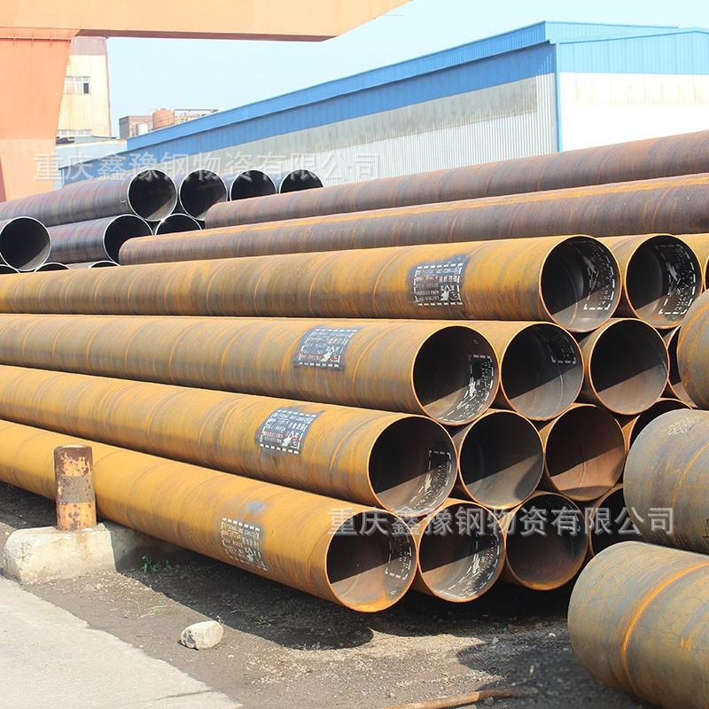 重庆钢板卷圆非标尺寸加工 丁字焊桩基钢护筒桥梁