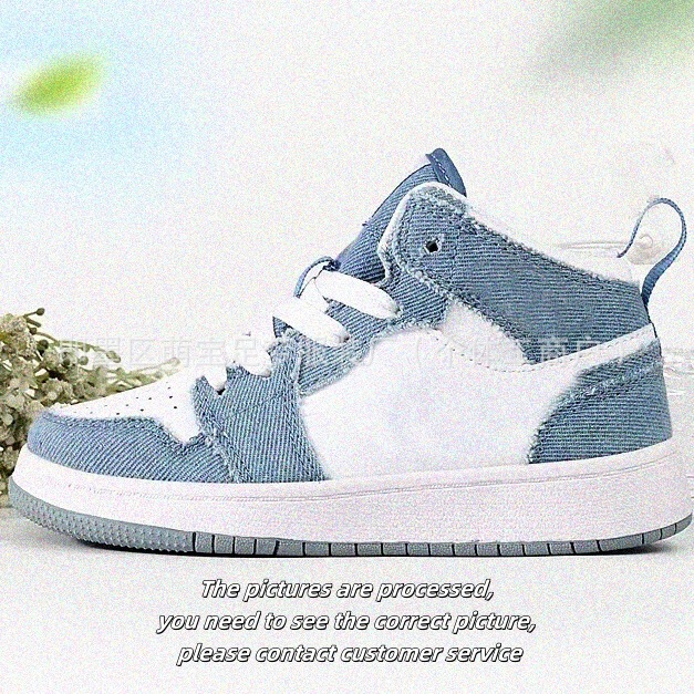 Yy374 Kidsren's Cross-Border New Joe 1 Generation Sports Shoes Aj1 Men's and Women's Baby Basketball Shoes Outdoor Casual Shoes Kids