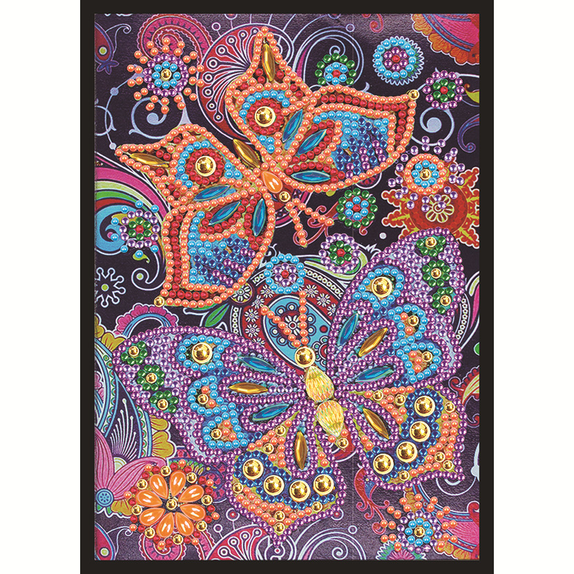 Transfronterizos nuevos dibujos de diamantes DIY hechos a mano unicornio dibujo de diamantes cuaderno dibujo de diamantes llenos de pintura de diamantes