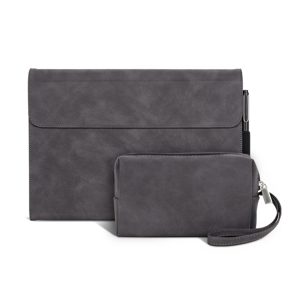 Aplicable Microsoft surface Pro11 10 9 Funda protectora Pro6/7 Todo incluido Go Funda de cuero plana para teclado