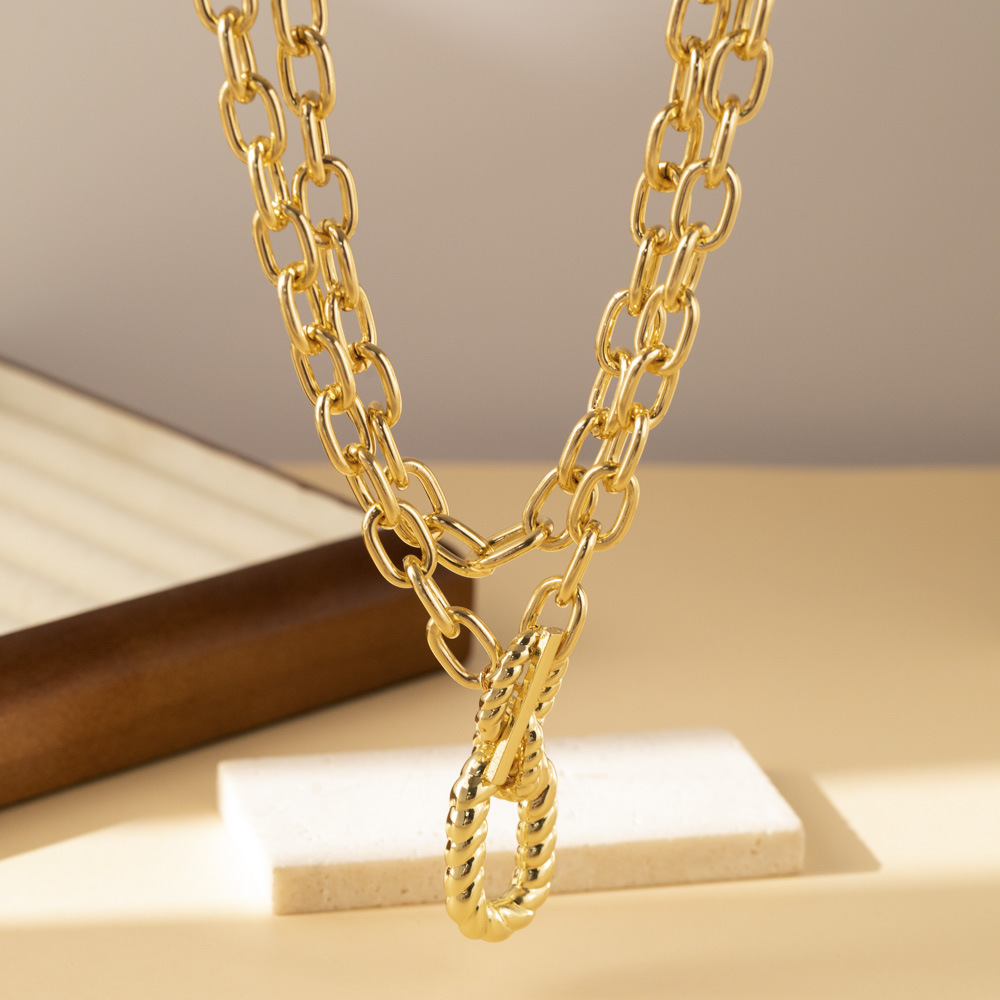 16g Weight Bracelets, Necklace Classification 1 Piece Quantity Street Occasion Alloy Material Geometric Pattern Unisex Gender Plating Design Streetwear Style Streetwear Geometric Alloy Plating Unisex Bracelets Necklace 11
