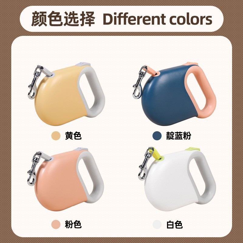 Tractor para mascotas original de fábrica, telescópico automático, cuerda de tracción para perros ajustable, cuerda para pasear al perro al aire libre, suministros para mascotas