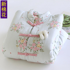 538秋冬季纯手工棉花袄山东加厚棉服省服新中式中老年妈妈装保暖