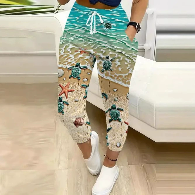 Женские повседневные спортивные широкие брюки с высокой талией в американском стиле, весна и осень 2025 года, с креативным дизайном и индивидуальностью.