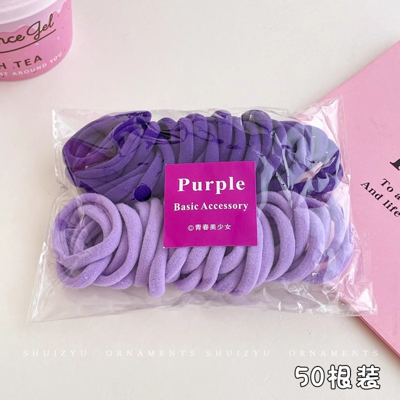 Ligas Elásticas Desechables para Cabello de TPR, Alta Elasticidad, para Niños y Mujeres