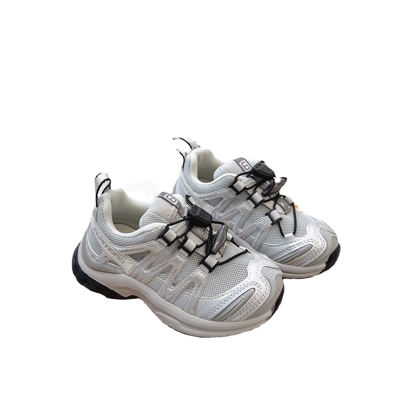 QQO Kinderschoenen 2023 Herfst en Winter Nieuwe Kinder Ademende Outdoor Sportschoenen Heren en Dames Mesh Dad_voghion.com