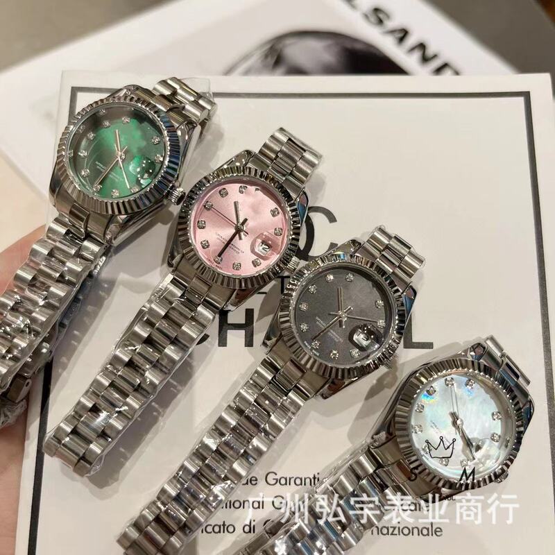 Diary Wechat Business Stainless Steel Band Quartz Fashion Women's Watch Live Broadcast Dropshipping Manufacturer Supply Danny Road Watch Diary Wechat Business Stainless Steel Band Quartz Fashion Women's Watch Live Broadcast Dropshipping Manufacturer Supply Danny Road Watch