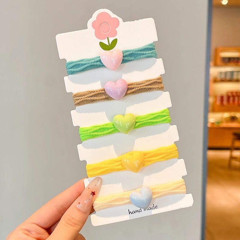 Niños de cabello de dopamina niñas bebés no lastiman anillo de cabello de alta elasticidad y duradera banda de goma cabello toque de cabello